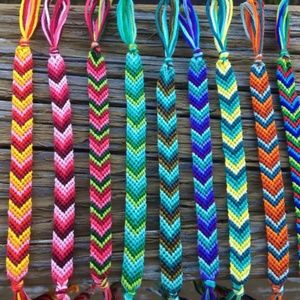 - Custom chevron and beaded bracelets $6 bun…